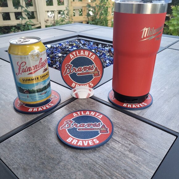 Atlanta Braves Coaster Set - 3D Printed - (Set of 4) - Picture 2 of 4